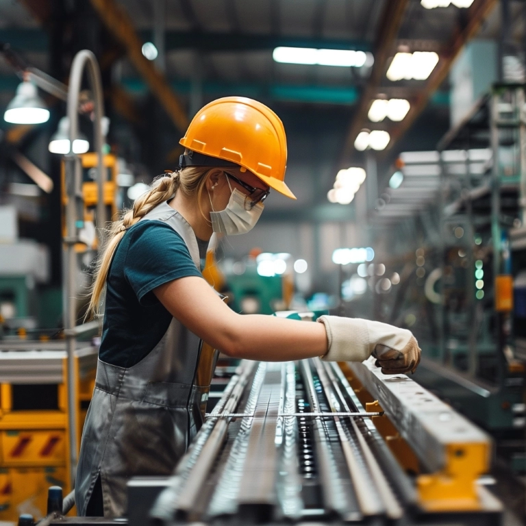 Woman Working Manufactoring